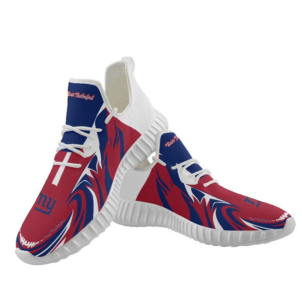 Men's New York Giants Mesh Knit Sneakers/Shoes 011